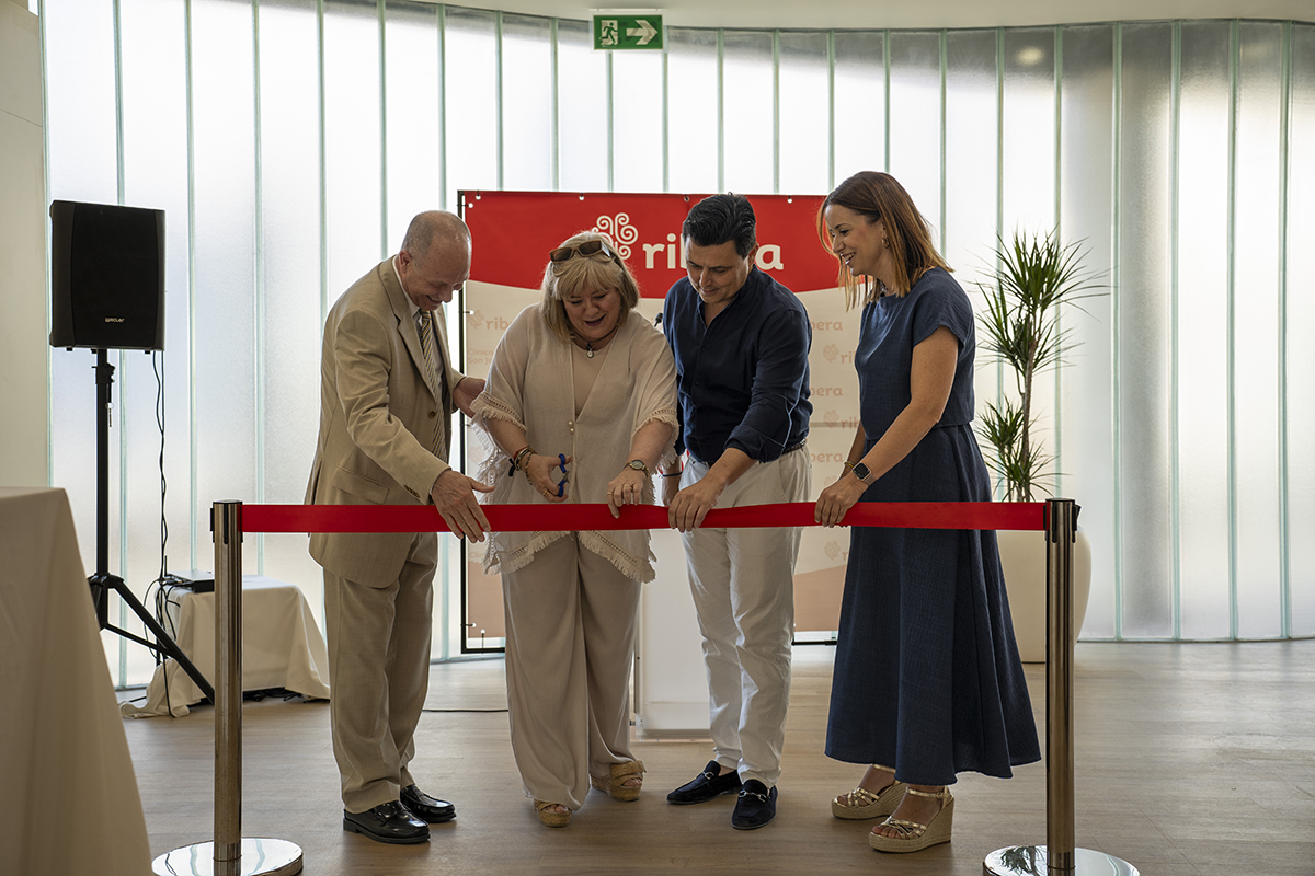 corte de cinta inauguración San javier